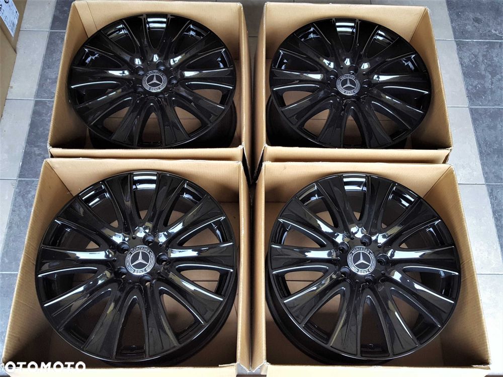 Alufelgi 18 5x112 Czarne Mercedes A B C E S V CLA CLK GLK ML Vito 877# - 7