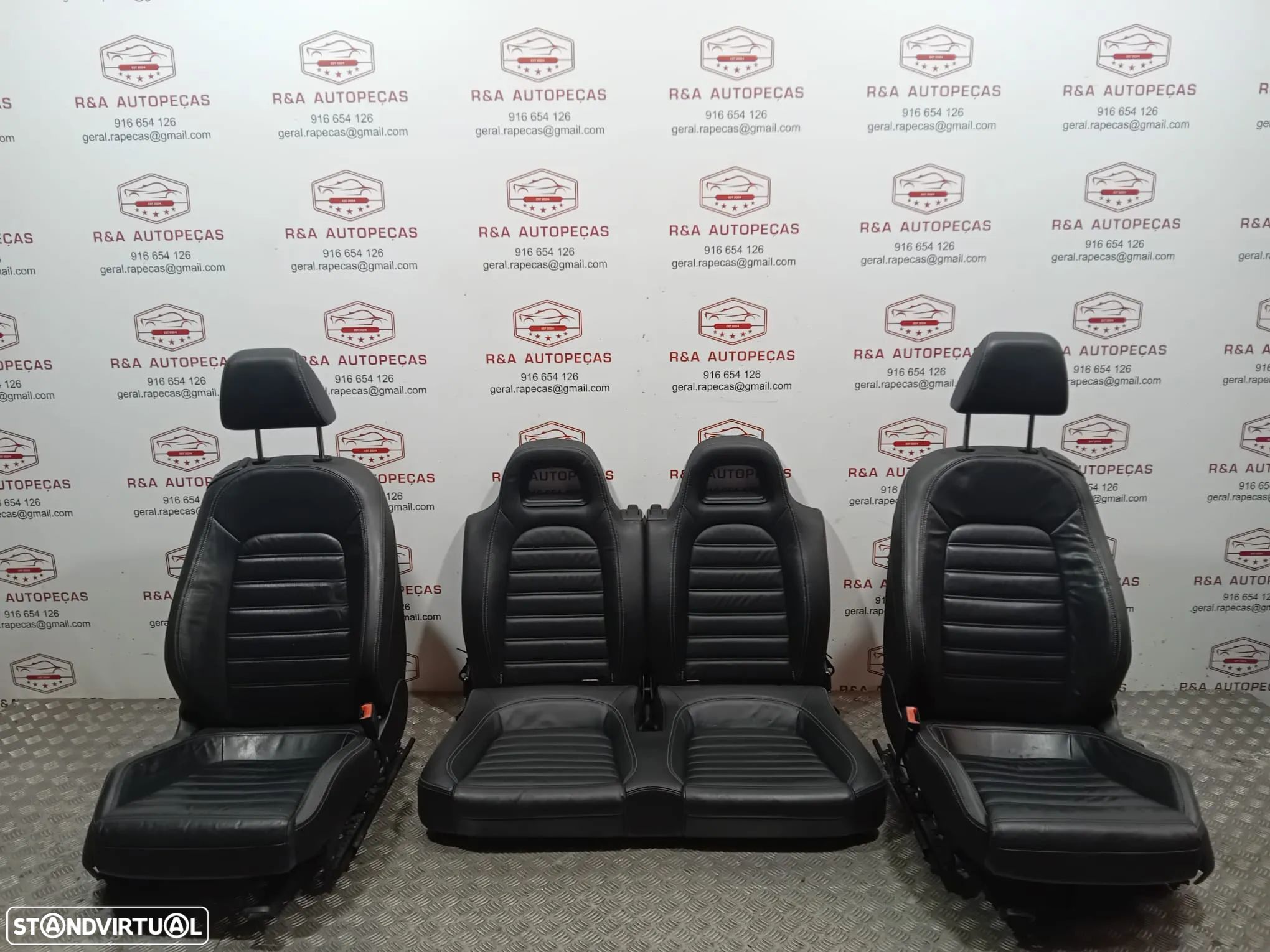 Conjunto de Bancos VW Scirocco em Pele - 1