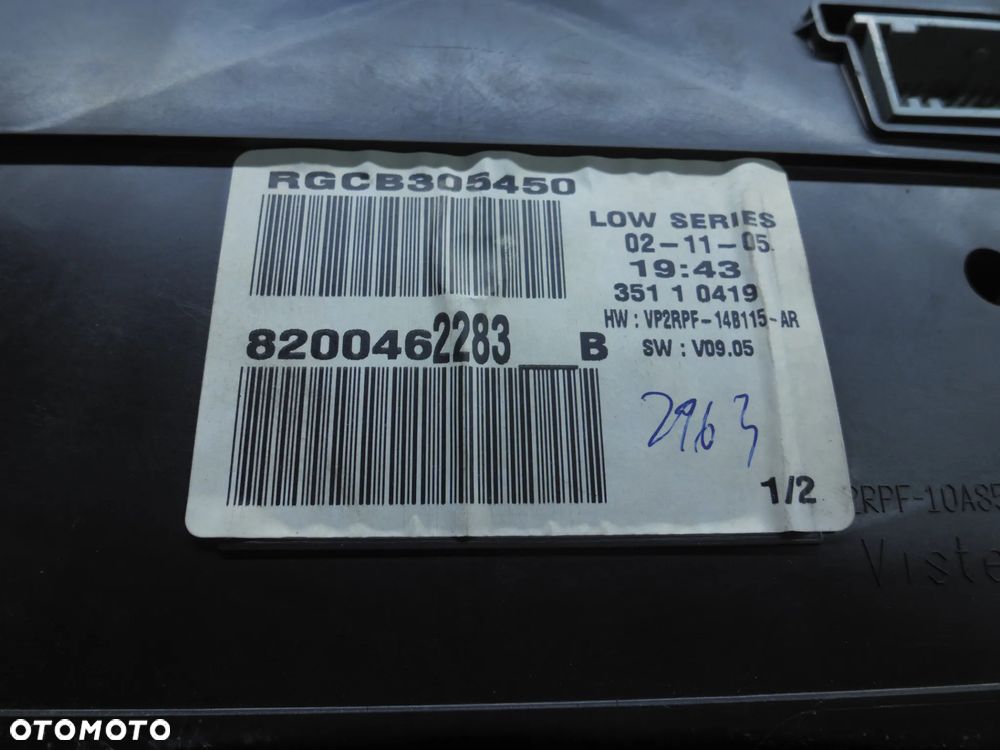RENAULT MEGANE II - LICZNIK ZEGAR 8200462283B 1.5 DCI - 3