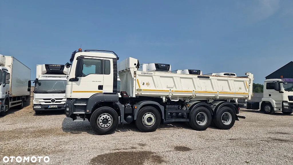 MAN TGS 35,400 8x4 Meiller Kipper Hydroburta - 9