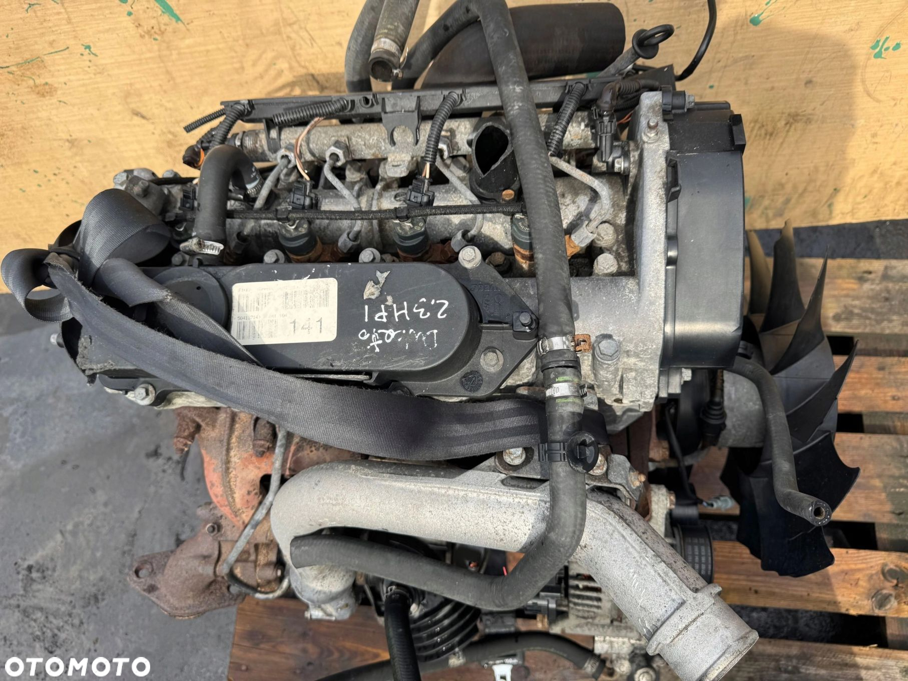 SILNIK KOMPLETNY IVECO DAILY III 2.3 HPI EURO 4 116KM F1AE0481B 100%OK - 4