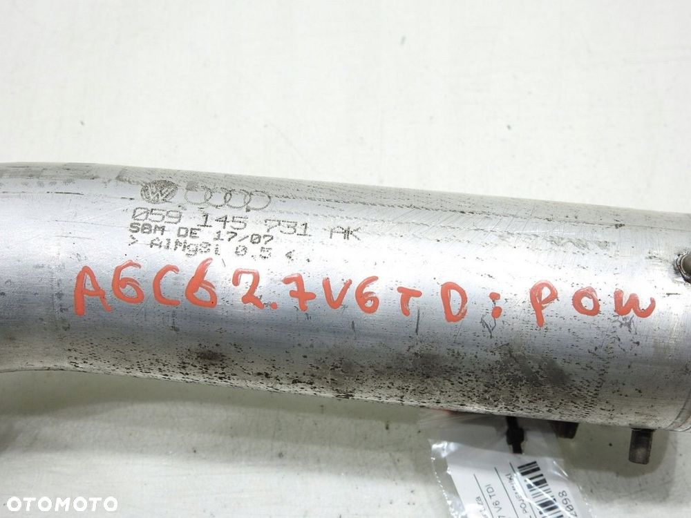 RURA DOLOT POWIETRZA AUDI A6 C6 2.7 V6 TDI - 6