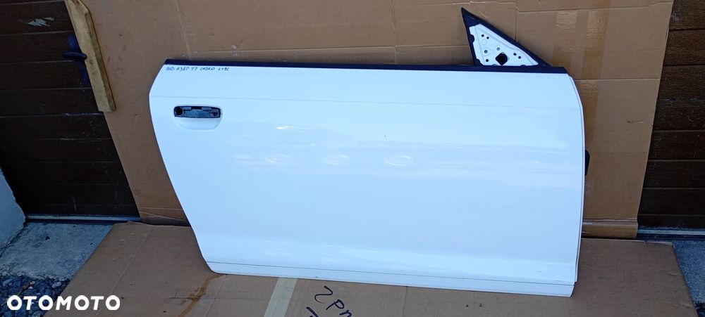 Drzwi prawy przód przednie prawe Audi A3 8P Lift cabrio LY9C Ibis White - 1