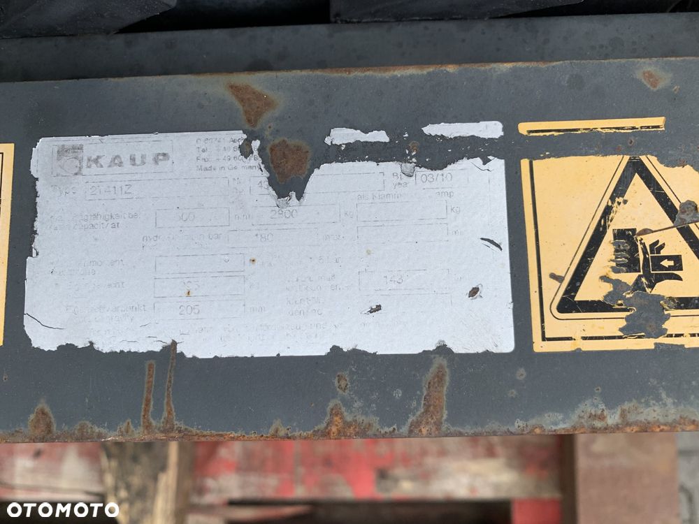 Pozycjoner wideł Kaup 2T411Z ID OS1643 - 8