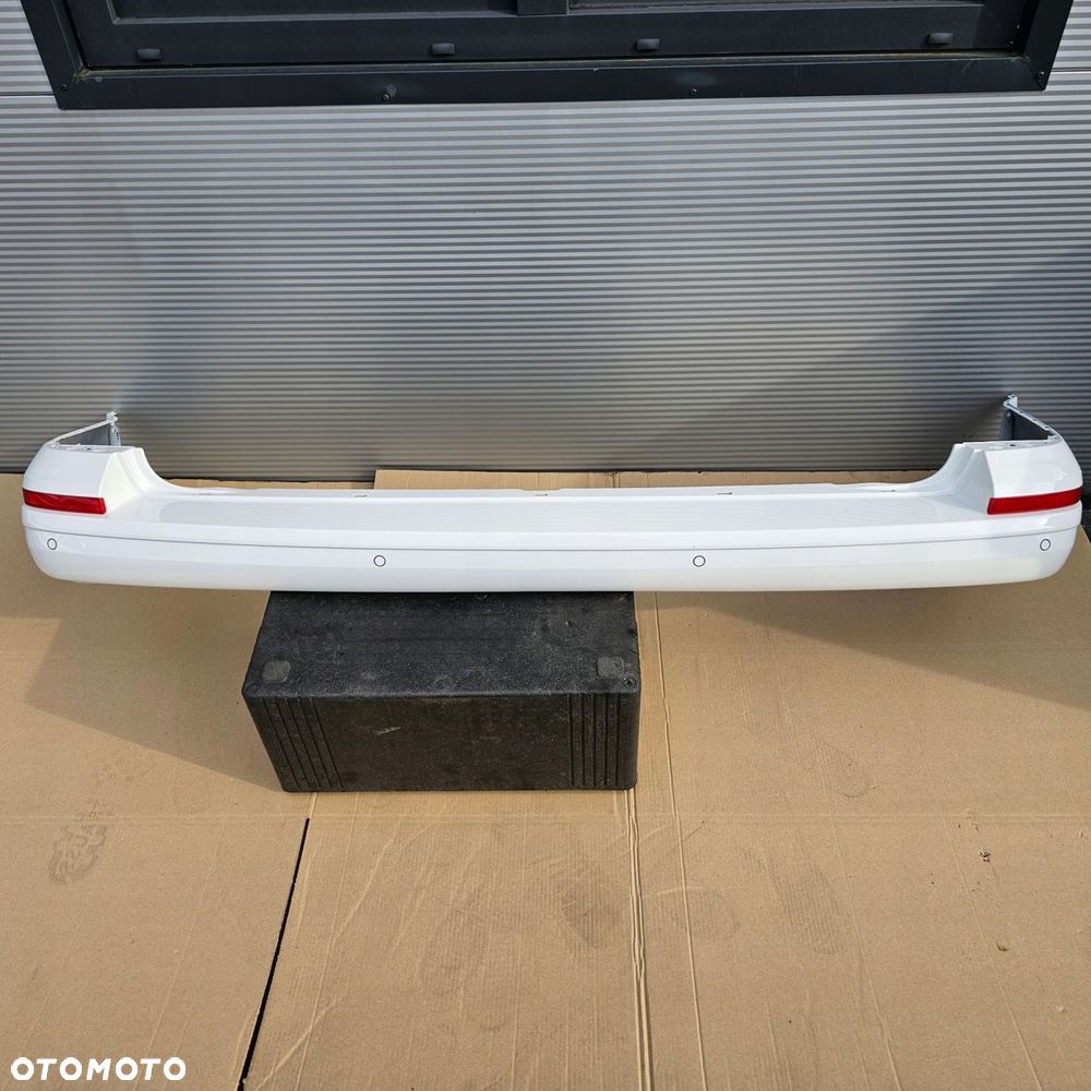 VW T6 zderzak tył biały LB9A PDC IDEALNY - 1