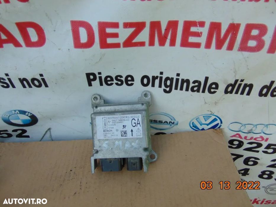 Modul airbag Ford S Max galaxy 2007-2014 ECU calculatpr airbag-uri dez - 1