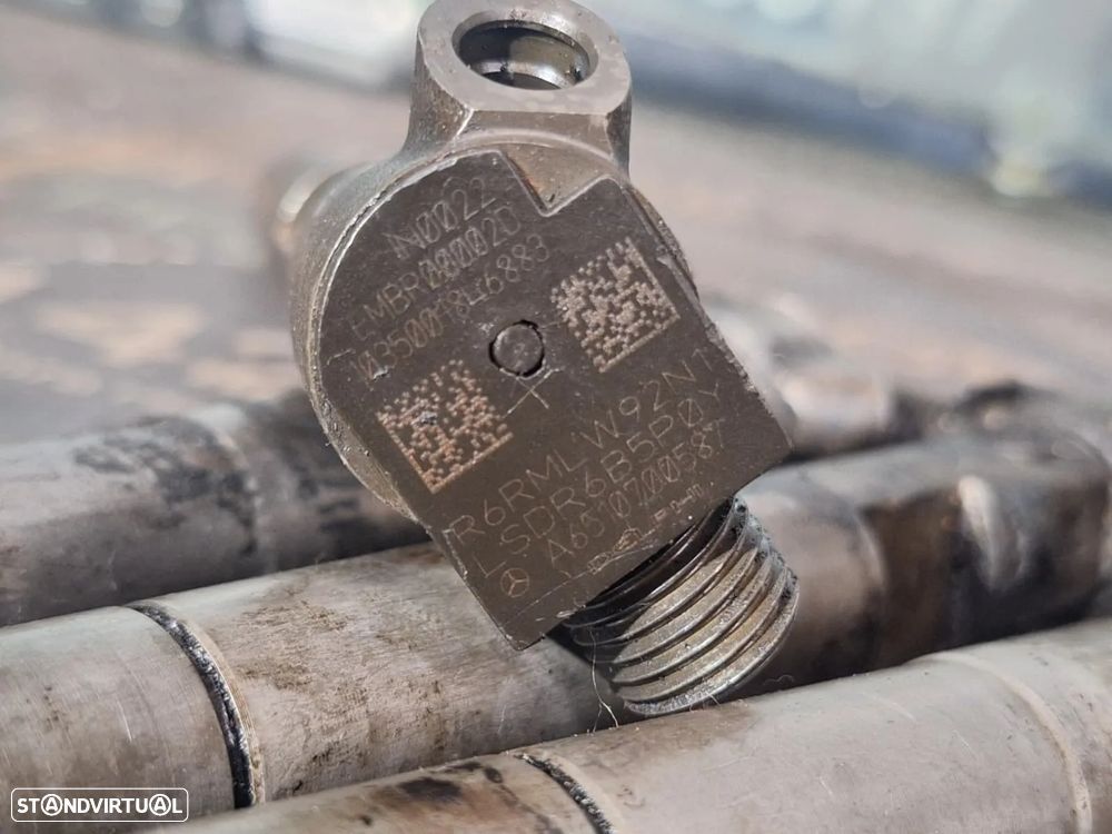 Injetores usados MERCEDES CLASS C E A6510700587 651 220CDI 170CV - 1