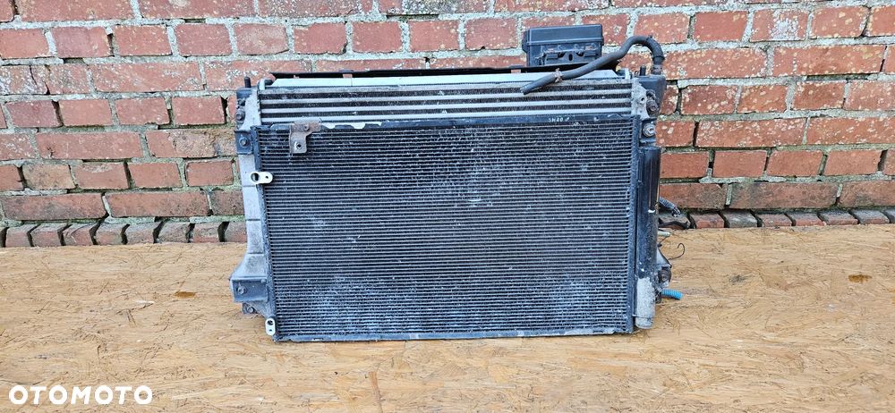 TOYOTA COROLLA VERSO II 2 2.2 D-CAT 177 KM 2ADFHV komplet chłodnic z wentylatorem chłodnica wody klimatyzacji wentylator chłodnicy - 2