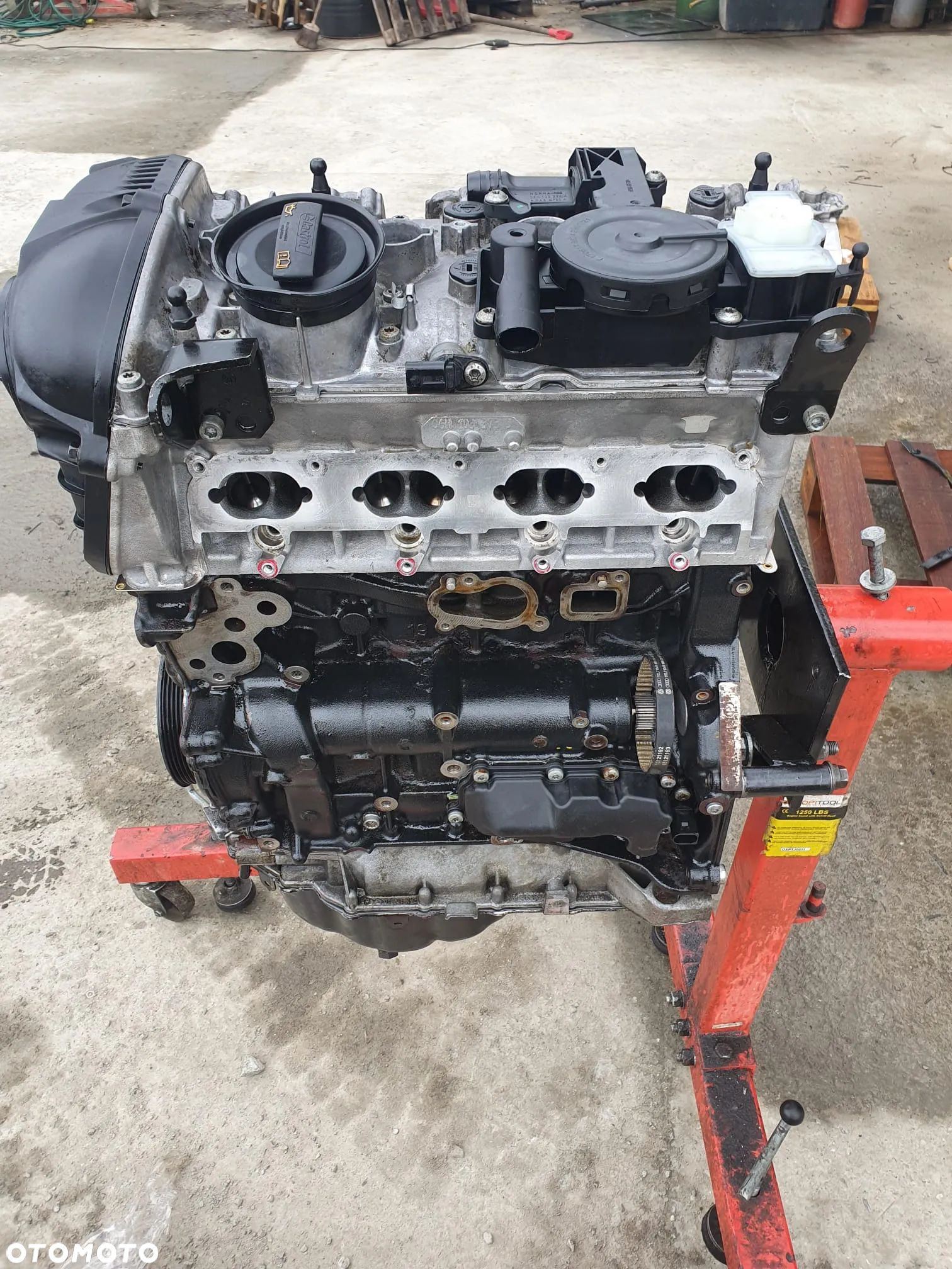 SILNIK SŁUPEK AUDI A4 B8 A5 2.0 TFSI CDN USZKODZONA MISKA GORLICE - 1