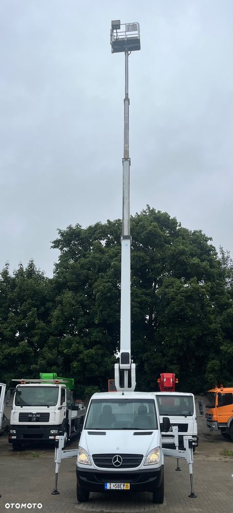 Mercedes-Benz Podnośnik Koszowy Zwyżka Klima Ruthmann TB220 22 metry 14 w Bok Udt jak Wumag Multitel Gsr - 14