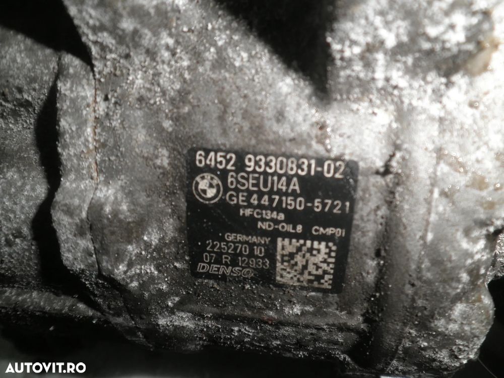 Compresor AC BMW Seria 3 F30 F31 2.0 d 9330831 9330831-02 6SEU14A - 3
