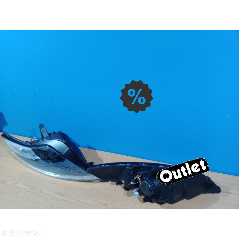 R014058C1 FARÓIS OPTICAS FORD MONDEO 07-10 LUZ DIURNA LED FUNDO PRETO - 3