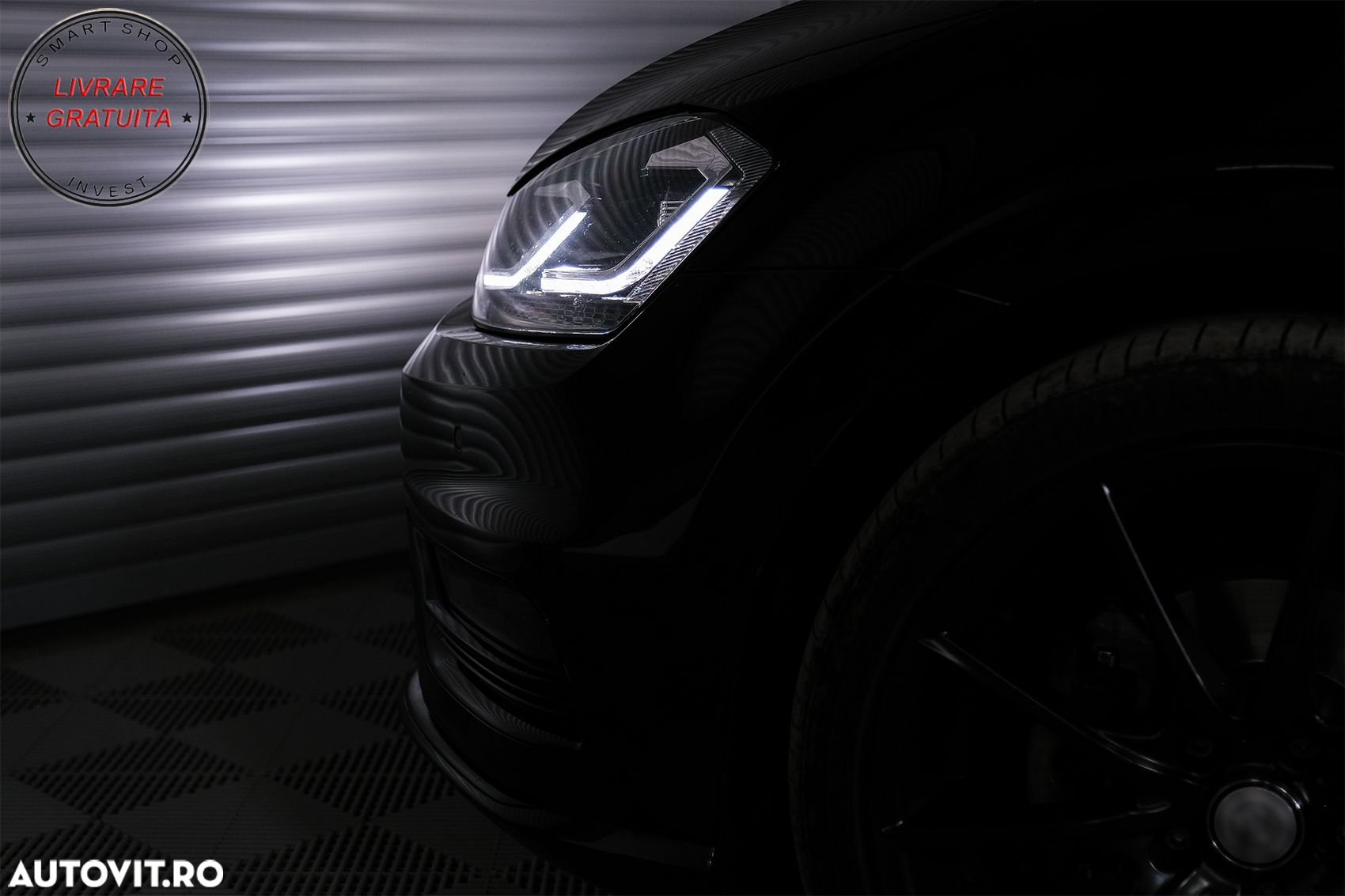 Faruri LED VW Golf 7.5 VII Facelift (2017-up) cu Semnal Dinamic- livrare gratuita - 16