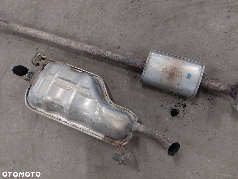 TŁUMIK WYDECH KOŃCOWY + ŚRODKOWY KIA PICANTO I 1.0 12V - 4