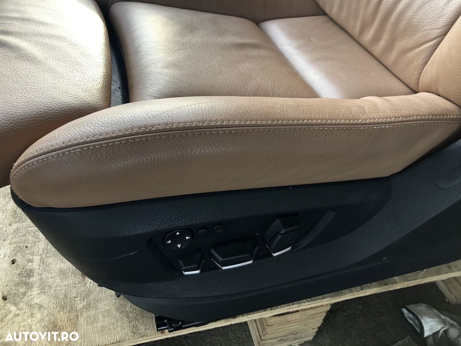 Vand scaune confort comfort recaro sport seria 7 si 5 bmw f10 F11 F01 tapițerie piele naturala F07 compatibil și cu GT - 2