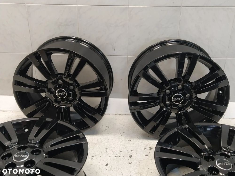 RANGE ROVER VOGUE L322 L405 SPORT L494 8,5X20 ORYGINALNE FELGI ALUMINIOWE R20 ET58 5x120 DEKIELKI CZARNE - 3