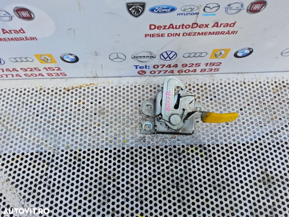 Încuietoare capota Peugeot Boxer Citroen Jumper Fiat Ducato 2006-2025 broasca capota Încuietoare - 2