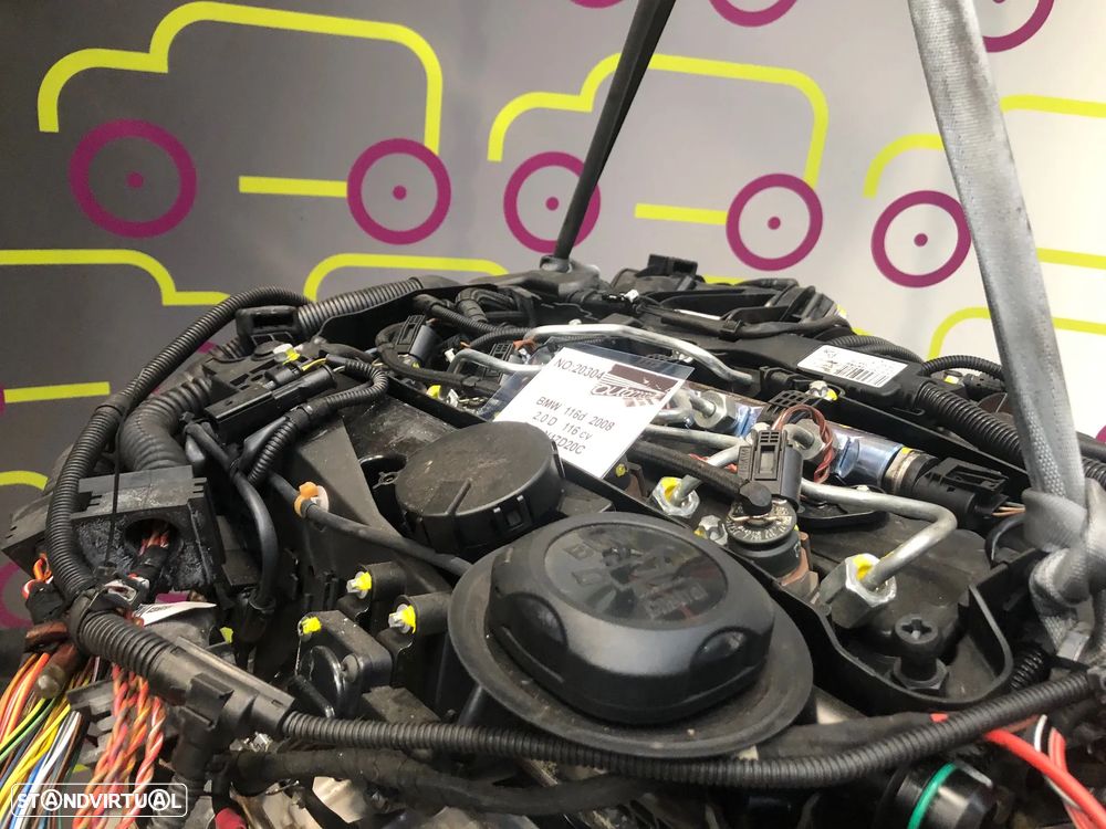 Motor BMW Serie 1 2.0 D 122 Cv de 2008 - Ref. N47D20C  -  NO. 20304 - 6