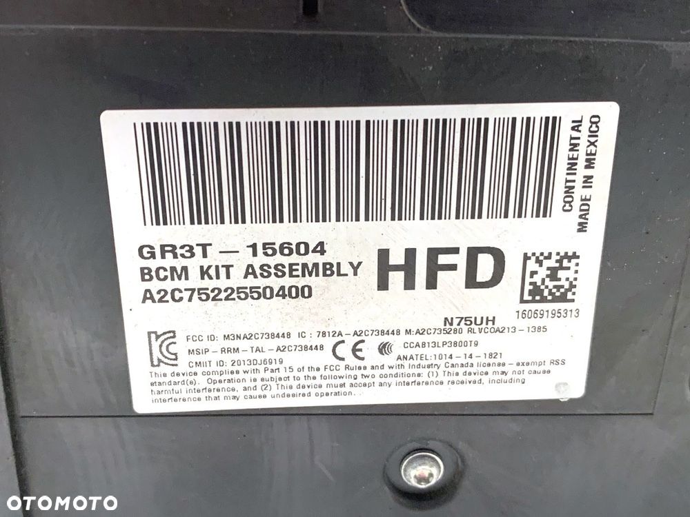 MODUŁ BSI - 699.00 PLN - FORD USA MUSTANG coupe 2014 - 2022 3.7 V6 224 kW [305 KM] benzyna 2014 - - 5