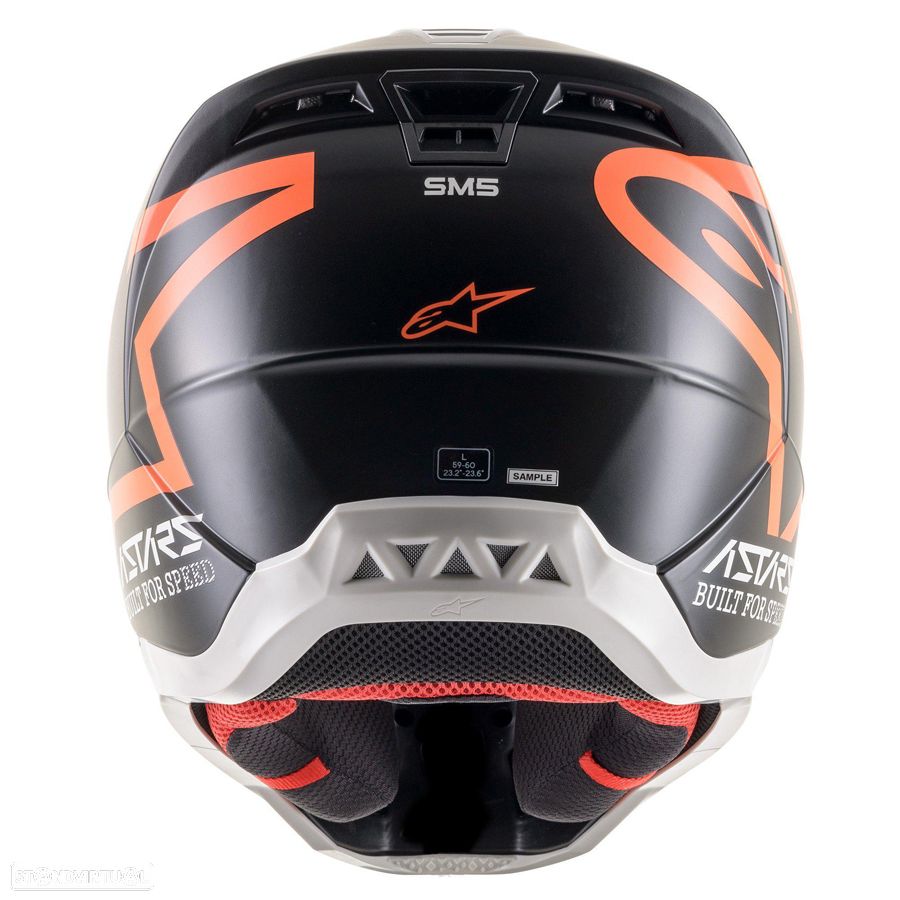 alpinestars capacete s-m5 compass 8303221 - 8