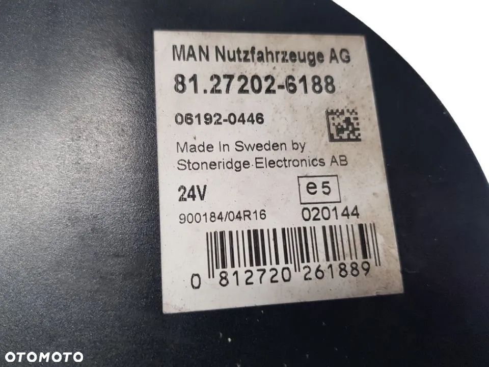 LICZNIK ZEGARY DESKA ROZDZIELCZA MAN TGA TGS TGM TGX 81272026174 - 5