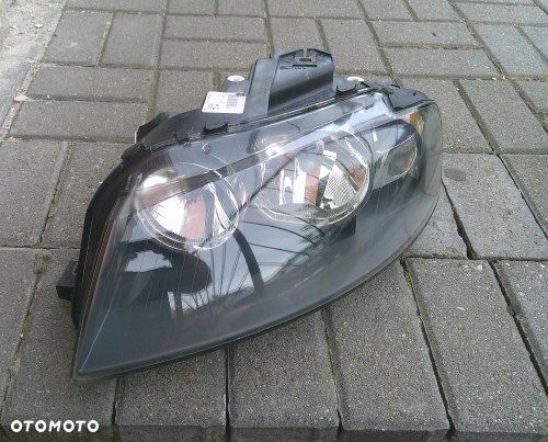 AUDI A3 8P 03-07 LEWA PRZEDNIA LAMPA ORYGINAŁ 8P0941003K - 3