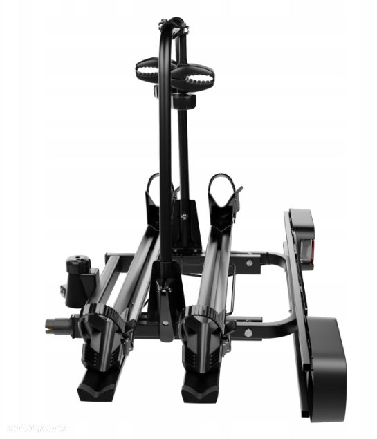 Bagażnik Rowerowy Platforma Na Hak 2 Rowery Amos GIRO 2 13Pin Uchylny + Wieszak Darmowa Wysyłka - 5