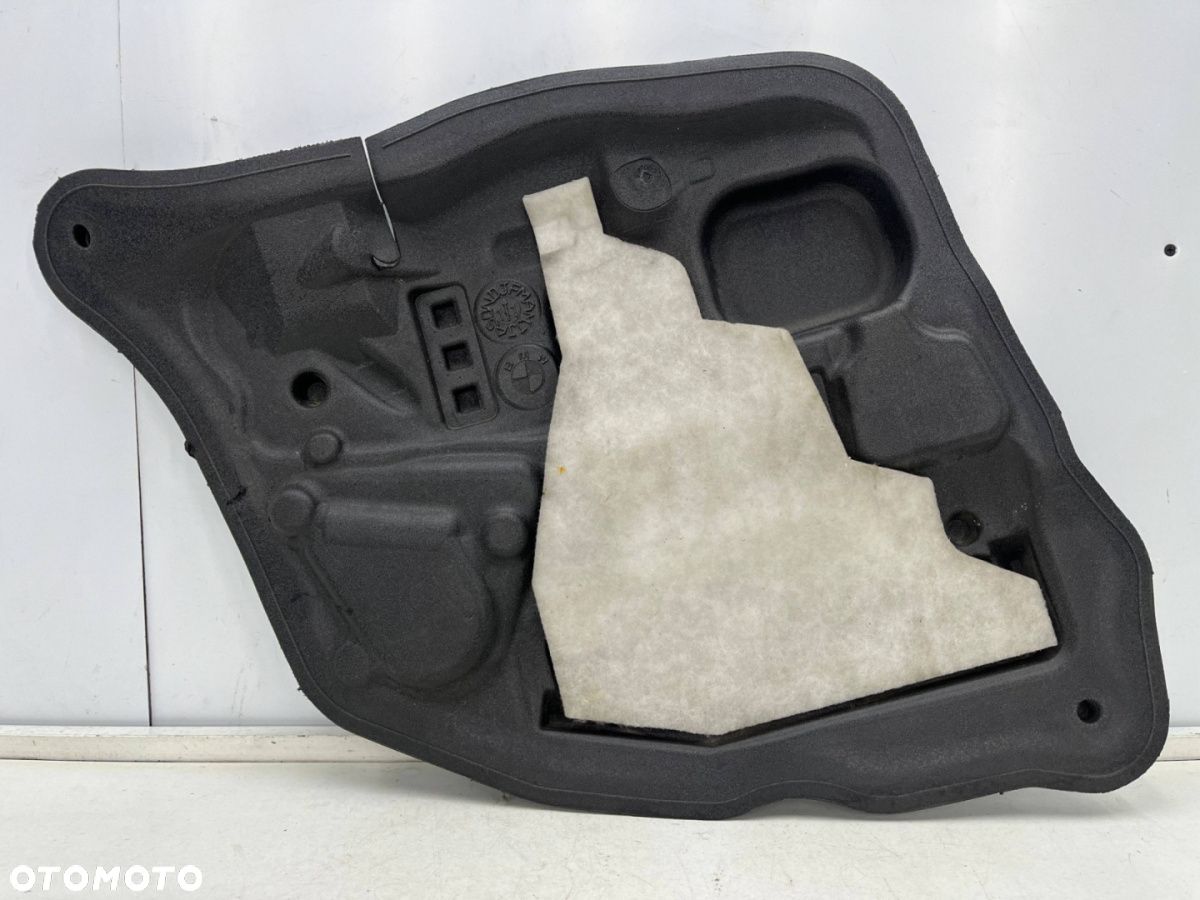 Wygłuszenie drzwi BMW 5 F10 sedan F11 kombi 10-17r. lewe tylne wygłuszenie drzwi pianka lewy tył - 1