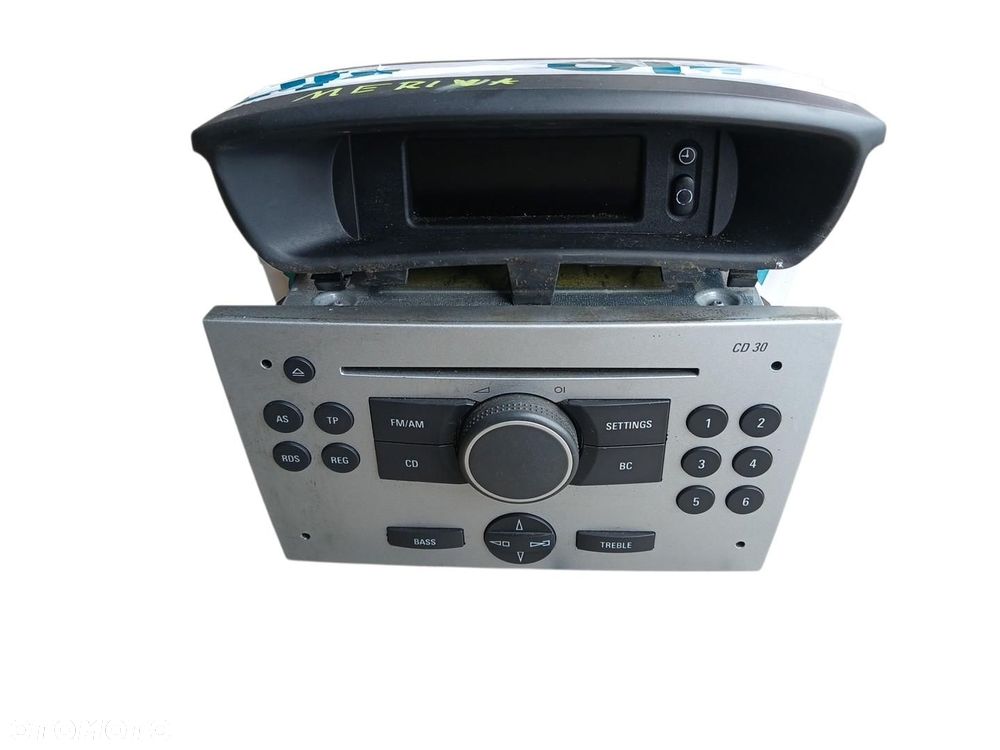 RADIO CD WYŚWIETLACZ OPEL MERIVA A 13190855 7644222317 MERIVA A - 1