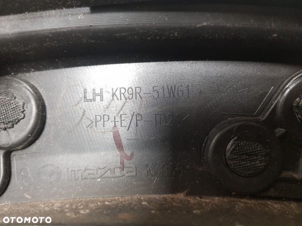 ORYGINALNA LISTWA NAKŁADKA BŁOTNIKA PRAWA TYLNA MAZDA CX-60 CX60 22-25 KR9R-51W61 - 4