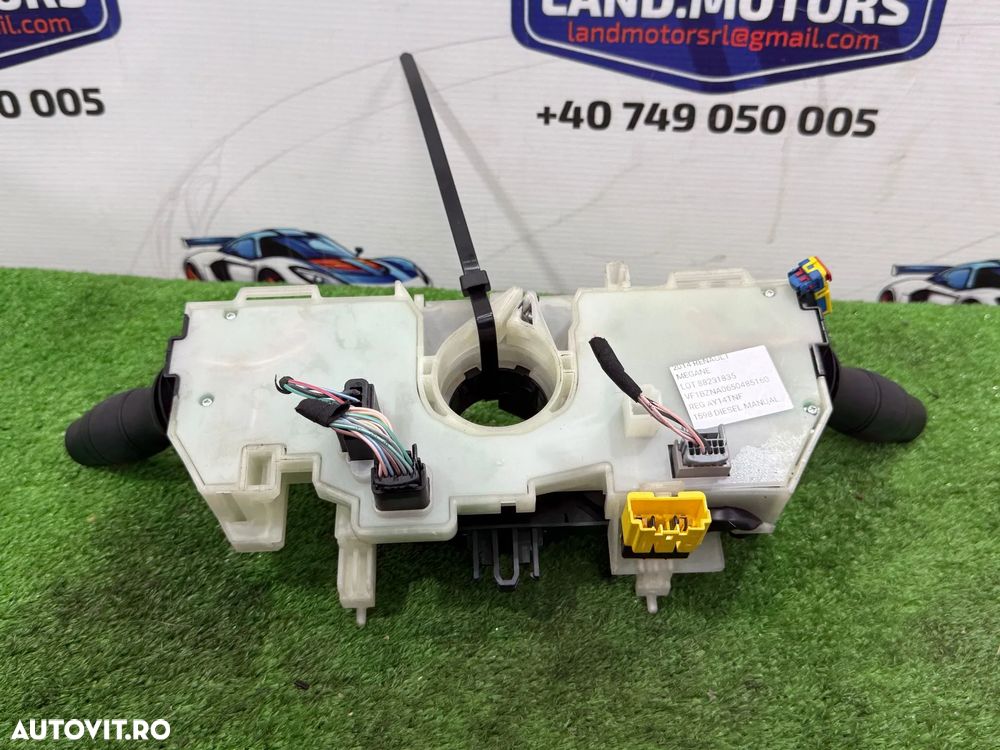 ANSAMBLU MANETE COMENZI VOLAN + SPIRA RENAULT MEGANE III B95 1.6 DIESEL 2014 COD OEM 255670019R 255529492R 2008-2016 - 5