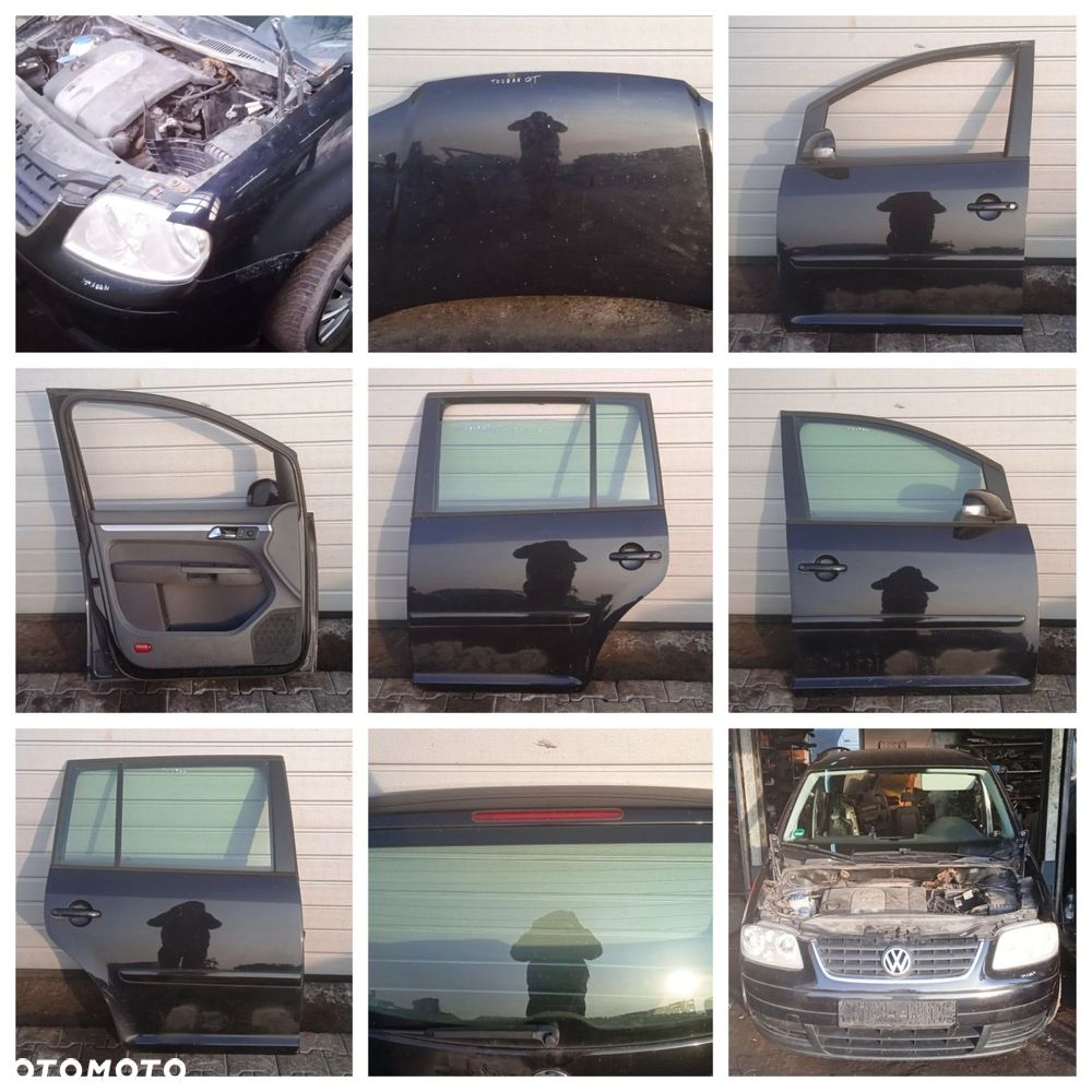 Cały na części Volkswagen Touran 1.6 FSI lak. LC9X silnik BLF skrzynia biegów HBJ benzyna - 1