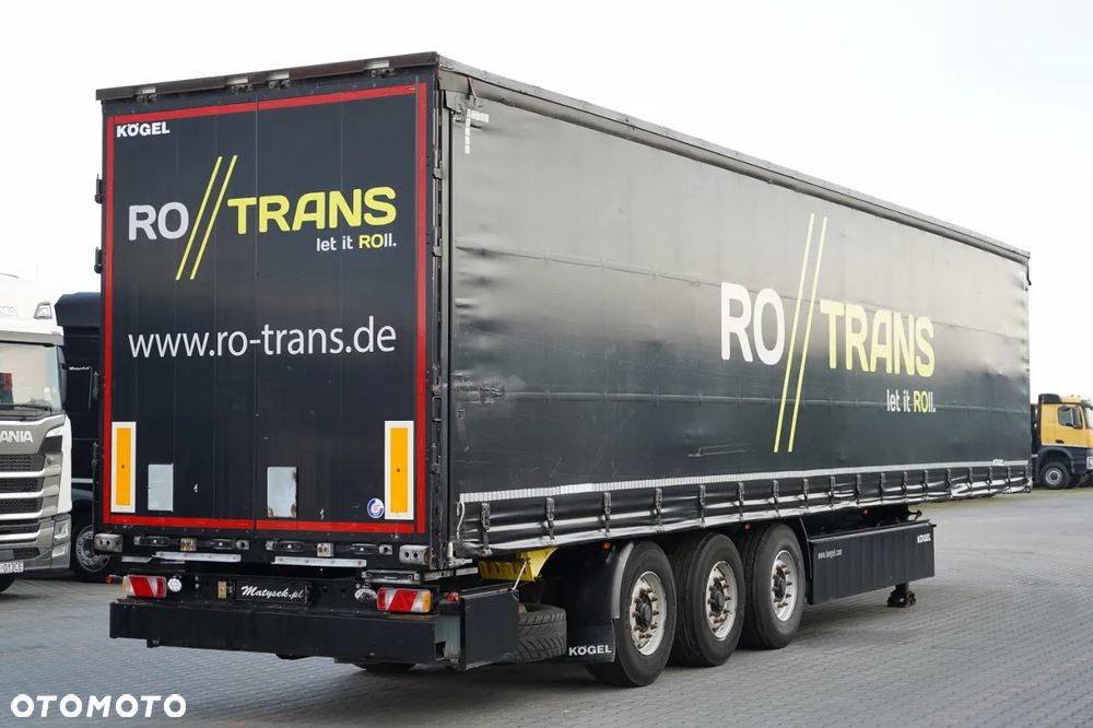 Kögel FIRANKA / STANDARD / PODNOSZONY DACH / KOSZ NA PALETY - 8