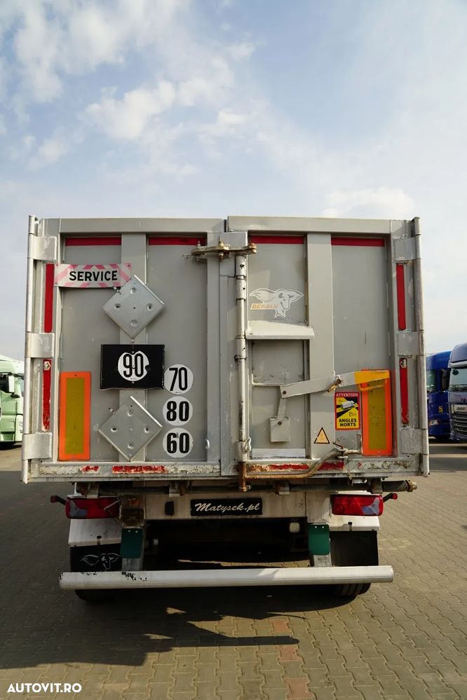 Benalu BASCULĂ BENALU / 29 m³ / ALUMINIU / AXĂ RIDICATĂ / GREUTATE: 5.000 KG / JANTE DIN ALIAJ / SAF / PRELATĂ ELECTRICĂ / IMPORTAT - 12