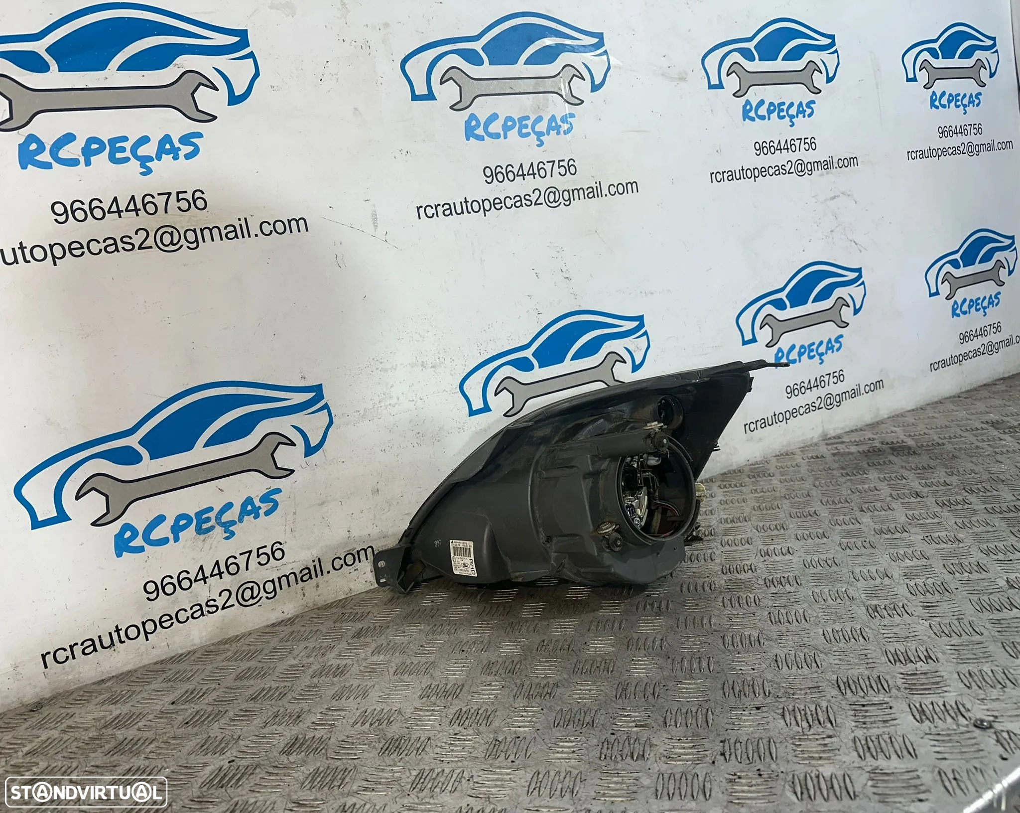 .Otica Farol Direita 6S61-13W029-BD Original Halogénio Ford Fiesta MK5 5 Facelift 2002 - 2008 - 6