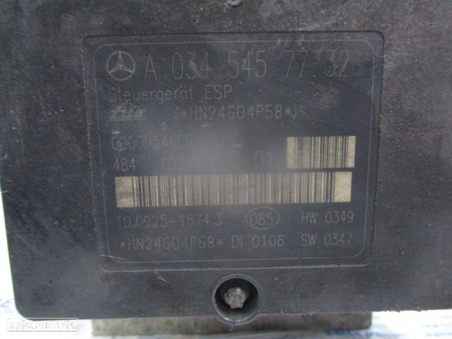 Abs A0054312912Q01  A0345457732 MERCEDES W203 2003 C220CDI 0P - 4