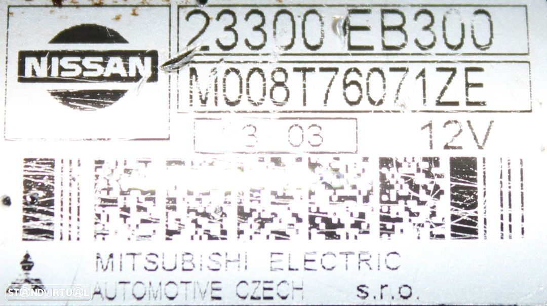 Motor de Arranque Nissan Navara - 3