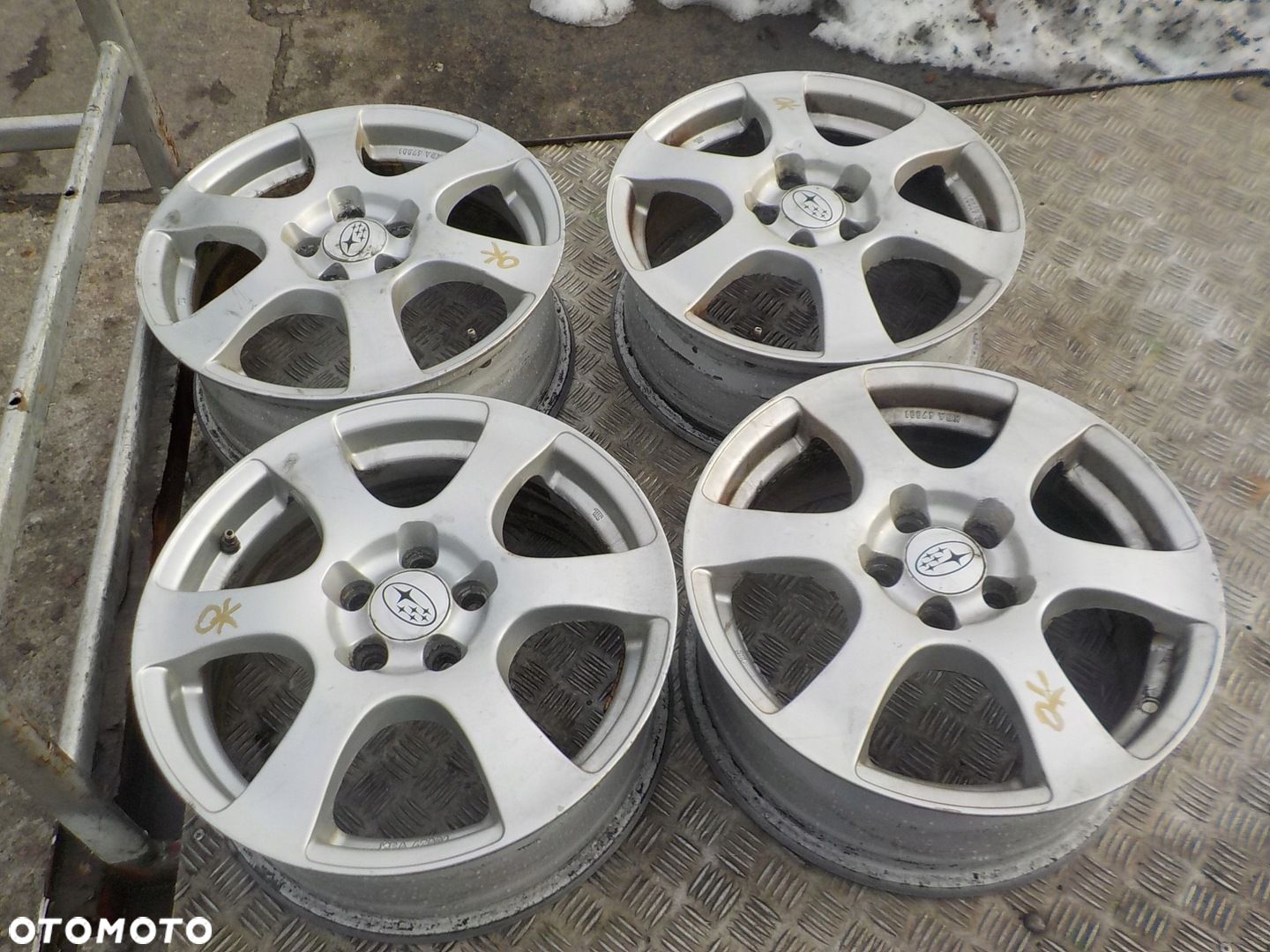 SUBARU FORESTER II SG FELGI ALUMINIOWE R16 5x100 KBA 47001 - 1