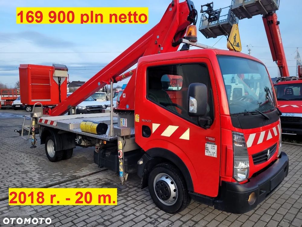 Nissan Cabstar NT400 podnośnik koszowy 25 m 24 m 22 m 21 m 20 m 18 m 17 m - 16