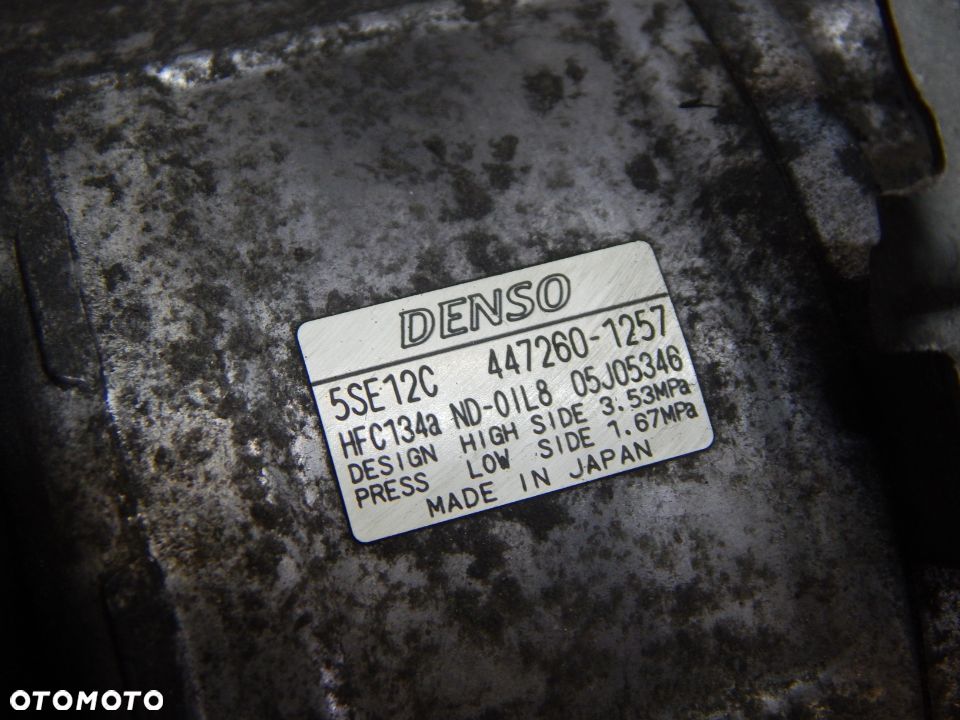 pompa klimatyzacji 2.0 2.2 D4D Toyota RAV4 III avensis verso corolla auris 06-12 Łuków części - 5