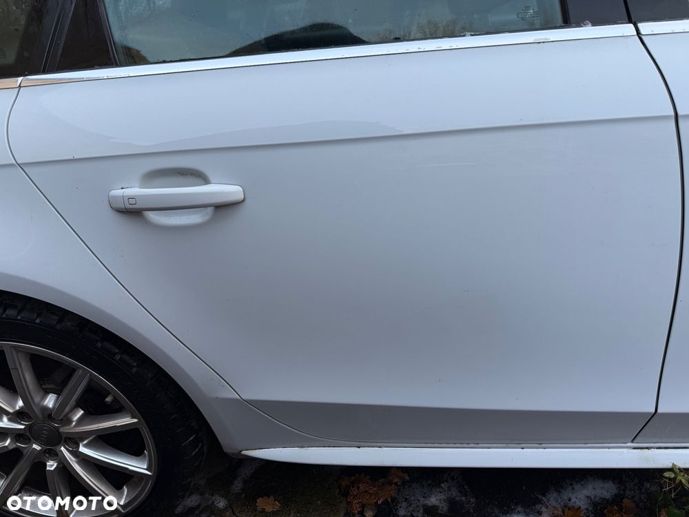 DRZWI PRAWE PRZÓD DRZWI PRAWE TYŁ KOMPLETNE AUDI A4 B8 SEDAN 8K5 LS9R BIAŁA PERŁA - 7
