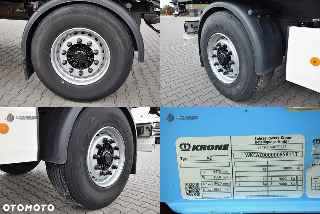 MAN TGX 26.540 /6X2/HDS PALFINGER 23.001L / OŚ POD. SKRĘTNA / CAŁY NA POD. - 32