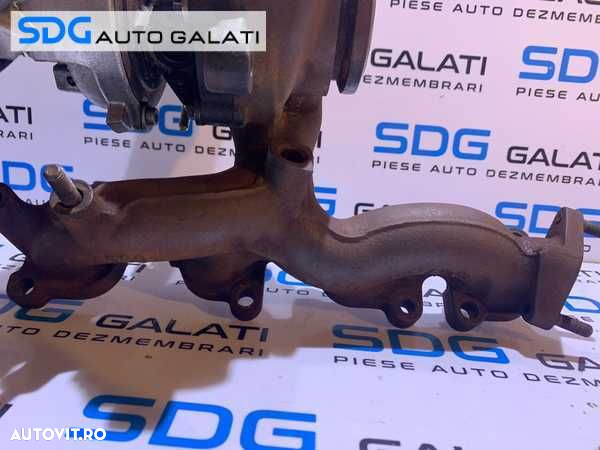 Turbo Turbina Turbosuflanta cu Actuator VW Tiguan 2.0 TDI CBAA CBAB 2008 - 2011 Cod 03L253016F - 5