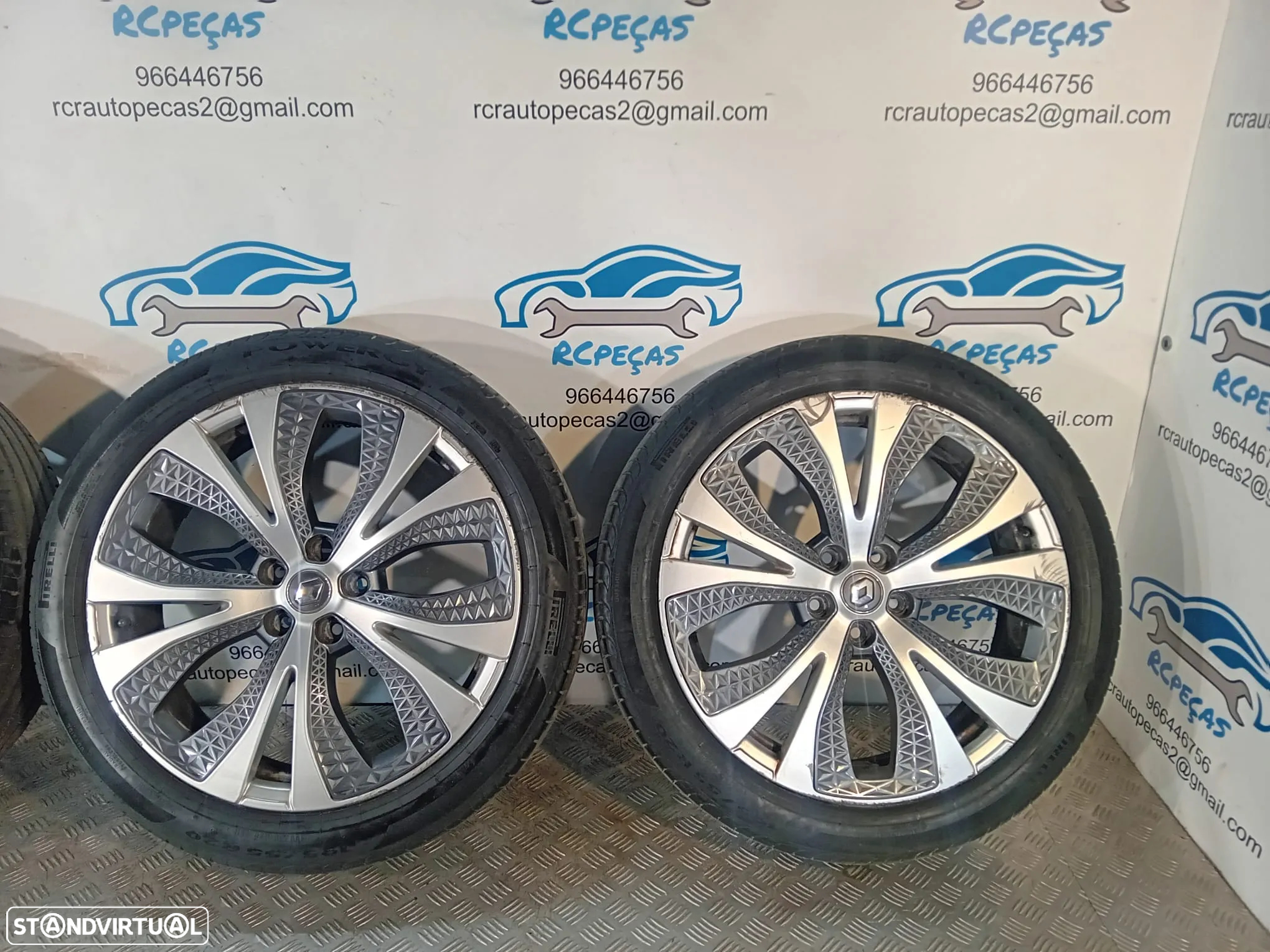 .Conjunto Jantes 20 Originais Renault Grand Scenic IV 4 6.5J ET33 5x114.3 - 5