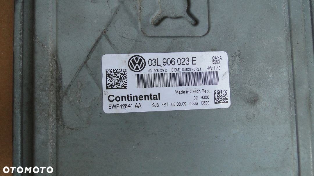 VW POLO V 6R KOMPUTER STEROWNIK SILNIKA 1.6TDI 09-17r - 3