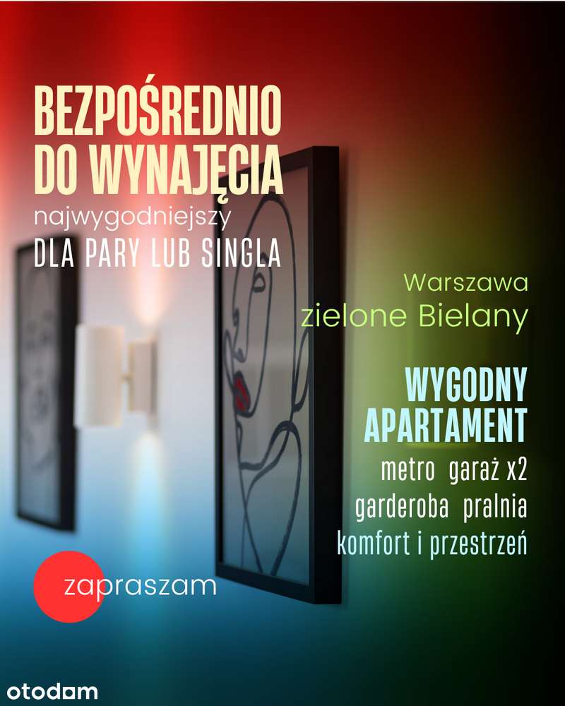 Apartament 90m| Garaż x2| Metro| Zielone Bielany| Bezpośrednio