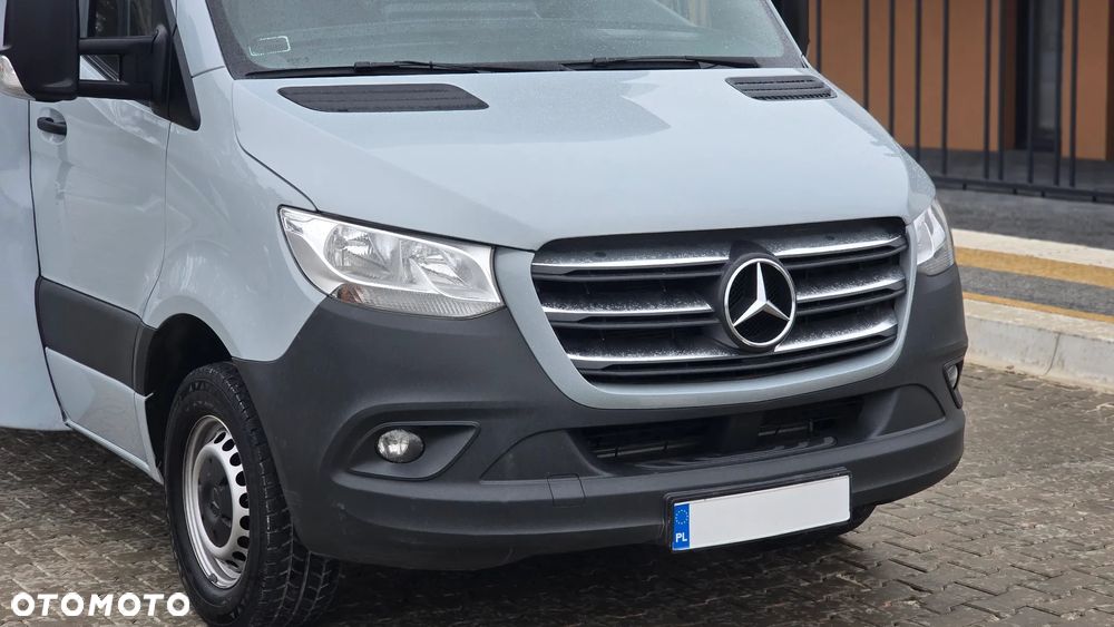 Mercedes-Benz SPRINTER 316 CDI 907❗ PLANDEKA 10 PALET / DRZWI Z TYŁU / DWIE WYSOKOSCI JAZDY / ZABUDOWA JEGGER / MAX ROZSTAW OSI / PODUSZKI PNEUMATYCZNE / SYPIALKA / RAMA / LAWETA / SALON POLSKA ❗❗ - 6