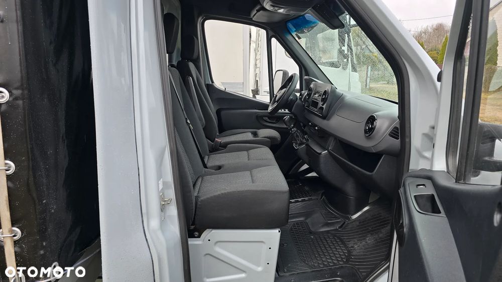 Mercedes-Benz SPRINTER 316 CDI 907❗ PLANDEKA 10 PALET / DRZWI Z TYŁU / DWIE WYSOKOSCI JAZDY / ZABUDOWA JEGGER / MAX ROZSTAW OSI / PODUSZKI PNEUMATYCZNE / SYPIALKA / RAMA / LAWETA / SALON POLSKA ❗❗ - 31