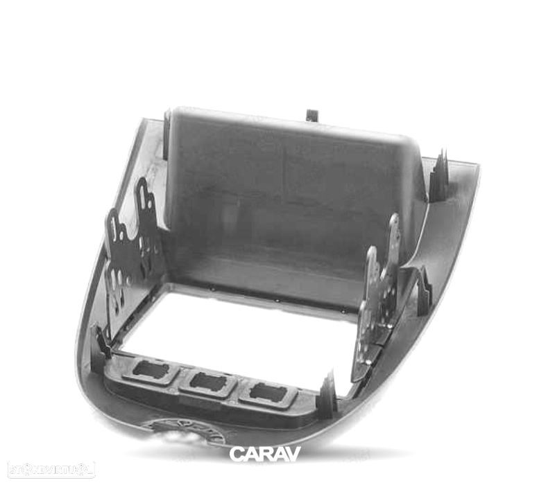 MOLDURA ADAPTADOR PRETO PARA RADIO 2-DIN PARA CITROEN C1 TOYOTA AYGO PEUGEOT 107 05-14 - 2