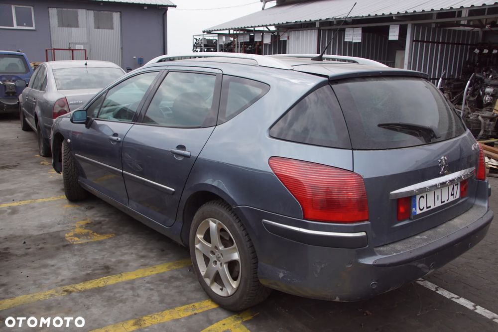 Auto na części - Peugeot 407 SW 2.0 HDI 136 KM RHR 4HP20 EZW 2005R Silnik Skrzynia Drzwi Maska Błotnik Klapa Zderzak Lampa Lusterko Klamka Szyba Panorama Deska Kokpit Sterownik Moduł Czujnik Licznik Wyświetlacz Panel Kierownica - 6